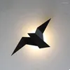 Wall Lamps Nordic LED Bird Bedroom Decor Lights Indoor Modern Lighting For Home Stairs Bedside Light Fixtures