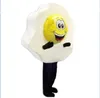 Halloween Fried Egg Mascot Costumes Christmas Party Dress Cartoon Character Carnival Advertising Birthday Party Costfit