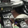 Per Audi A6 C7 2012-2018 Adesivi per auto autoadesivi 3D 5D Adesivi per auto in vinile in fibra di carbonio e decalcomanie Accessori per lo styling dell'auto2253