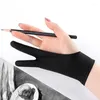 Disposable Gloves Black Two-finger Glove Easy To Use Soft Durable Spandex Fabric Make Drawing Comfortable Artist 3 Sizes Household Tool