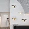 Wall Lamps Nordic LED Bird Bedroom Decor Lights Indoor Modern Lighting For Home Stairs Bedside Light Fixtures