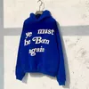 Wests Mannen Hoodies CPFM YE MOET OPNIEUW WORDEN GEBOREN Brief Gedrukt Hip Hop Sweatshirts Hooded Heren Kanyes Dames shirts Hoodie Felpe Uomo yt