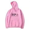 Herrtröjor hoody män scp foundation streetwear mens pullover hoodie höst vinter tröjor unisex harajuku rockar