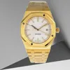 Luxury Man Watch 41 mm Designer Automatyczne mechaniczne klasyczne zegarki dla mężczyzn zegarki ze stali nierdzewnej Wodoodporne Luminous Montre de Luxe Gold and Blue Dial