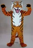 Halloween haute qualité tigre du bengale mascotte Costume dessin animé déguisement expédition rapide taille adulte