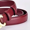 Luxury Belt Mens Belt Desinger Kvinnor Bälte Guld Buckle Läderbälte Alloy Buckle Casual Womens Cowskin High Quality Designer Belt White Röda gula svarta bälten med låda