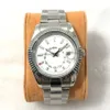 Top Sky Mens Automatic Automatic Automatic 2813 Movement Reloj Hombre Datejust ساعات الفولاذ المقاوم للصدأ 41 مم مضيئة RLX WR195H