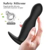 Anal Toys 2 i 1 Vibration Inflation Anal Plug Silicone Anal Dilator Prostate Massager Wearable Vibrator Anal Sex Toys for Adult 230728