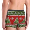 Caleçon Plaid Noël Respirant Culotte Shorts Boxer Briefs Sous-Vêtements Masculins Ventiler