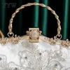 Evening Bags Embroidery Vintage Bag Female Luxury Handmade Beaded Party Purse s Clutches 230729