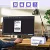 4x6" Verzendlabelprinter voor kleine bedrijven - Hoge snelheid thermische labelmaker Werk met Windows,Mac,LinuxChrome OS, paarse verzendprinter