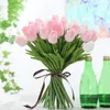 Fleurs décoratives 10X fleur artificielle PU faux bouquet accessoires de vase de mariage