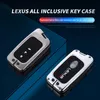 Zinc Alloy Car Key Cover Case For Lexus NX GS RX IS ES GX LX RC 200 250 350 LS 450H 300H Key Case keychain keyring Accessories 220168t