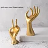 Jewelry Stand Luxury Gold Mannequin Resin Hand 3Colors Gfit Jewelry Display Stand Holder Ring Necklace Bracelet Bangle Watch Jewelry Storage 230728