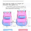 Ryggsäckar ortopediska grundskolans väskor för flickor gradient färg betyg 136 barns ryggsäck stora kapacitet barn ryggmokla 230729
