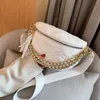 HBP Crossbody Bags Вечерняя сумка сплошная цветовая цепь маленькие фанни пакеты для женщин летняя мода талия Женская телефонная кошелька дамская грудь 220811