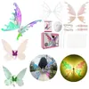 LED Light Sticks Wings Plecak Automatyczna huśtawka błyszcząca wróżka Księżna Kreatywny projekt Angel Butterfly Electronic for Child Kids 230808