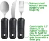 Dinnerware Sets Anti-Shake Tableware Disabled Elderly Aid Cutlery Anti Shake Adaptive Knife Fork Spoon For Children