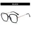 النظارات الشمسية TR90 أكواب مضادة للضوء الأزرق النساء الفاخرة الأرجواني Green Tyeglasses Frame