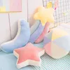 Peluche Cuscini Cuscini INS colore caramella nuvola stella luna peluche cuscino colorato arcobaleno corona cuscino cuscino divano decorazione della casa cuscino giocattolo 230729