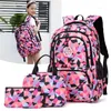 배낭 어린이 학교 가방 세트 여자 기본 백팩 어린이 학교 백 프스크 팩 3 PCS Princess Schoolbags Kids Mochilas Escolar Infantil 230729