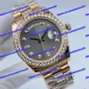 4 Model Top Quality Watche 36mm 128345RBR 128235 Jubilee Armband 2813 Rörelse Mekaniska automatiska klockor Herrläror Diamond Bezel 128345 Lady Watch