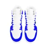 chaussures de basket diy hommes femmes bleu blanc serpent erre cool formateurs sports de plein air 36-48