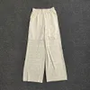 New t-oteme Summer Casual Hollow Out Loose Straight Tube Pants Pantaloni casual da donna