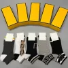 2023S Designer High-end Socks for Men and Women Designer Skarpetki Klasyczna litera BA Wygodne oddychające bawełniane wysokiej jakości pudełko modne.