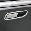 Copilot Glove Box Frame Decoration Decals bilstyling för Audi Q5 FY 2018 2019 LHD Rostfritt stål Interiör Tillbehör2544