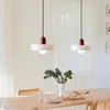 Lámparas colgantes, lámpara Led moderna real, luz de cristal de diseño nórdico para comedor, dormitorio, cocina, cafetería, Bar, accesorio de decoración interior