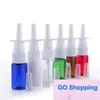 10ml cosmetic packa Pharmaceutical PET Nasal Spray Bottle Plastic Emulsion Bottle Container Packaging sample bottleswith Pump Sprayer for Wholesale