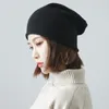 Beanie Skull Cap 30 Cashmere Beanies Simple Solid Rolled Hem Hat Blends Soft Thin Knit Wool Winter Spring Warm Sleep Hair Bonnet 230729