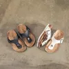 Pantoufle été Parents enfants sandales mode garçons chaussures en liège filles sandales plage antidérapant bébé tongs taille 2239 230728