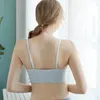 Gilet da yoga Reggiseno sportivo senza cuciture Biancheria intima da notte Rilievo giapponese Seta di ghiaccio traspirante confortevole di seconda generazione senza fili