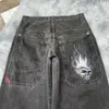 Shorts Masculino Y2k Denim Retro Gym Masculino Solto Moda Hip Hop Calça de Moletom Casual Pernas Largas Versátil Cargo Streetwear