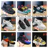 2023 Chain Reaction Italy Casual Shoes platform sneakers baskerball triple black white multi-color suede luxury designer shoes yellow fluo tan big kids Trainers