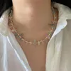 Collana girocollo fatta a mano in pietra naturale Morganite per gioielli da donna per le vacanze estive Goccia di design unico