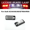 BIL LIGHT FÖR AUDI A3 A4 A6 A8 Q7 RS4 RS6 LED -registreringsskylt Lampa Vit färg Auto Accessories2162191D
