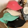 Berets Show Face Strap Bucket Hats Mode breitkrempiger Sonnenschutz-Fischerhut mit Schnur, schnell trocknendes Becken für Damen