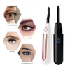 Eyelash Curler Rechargeable Digital Display Heated Curling Slender Pen Mascara Long Lasting Durable Shaping Clip 230728