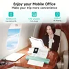 Phomemo M08F Portable Printer Wireless for Travel -Tattoo Stencil Printer Support 8.27 "x 11.69" A4サイズ、No -inkコンパクトプリンター、Androidと互換性