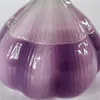Bouteilles De Stockage Creative Violet Ail En Céramique Pot Exquis Cuisine Conteneur Bonbons Écrou Multifonctionnel Boîte Décor