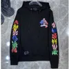 Jackets de luxo masculino Capuzes da marca CH Sweatshirts Designers zíper com capuz Men Mulheres Pullover casual sânscrito Horseshoe capuz tops casaco JSPH