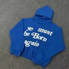 2023 Men's Hoodie CPFM Ye Måste föds igen Brev tryckt High Street Hip Hop Hoodies 13 Color Hooded Sweatshirt Hoodie 2107