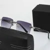 Дизайнер Mercedes-Benz Top Sunglasses Z1100 Новые безрамные алмазные инкрустация модная модная нога для ноги