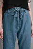 Rag bone Same Ice Skin Soft Strap Paper Wrapped Waist Casual Jeans a gamba dritta da donna