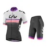Cykeltröjor Tops Pro Team Women Liv Set Summer MTB Bike Clothing Bicycle Clothes Ropa Ciclismo Jersey 230728