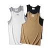 Men's Tank Tops Cotton Vest Men 2023 Summer Solid Color Slim Fit Thick Thread Sleeveless Sports Fitness Causal Bottoming Top Tees 230728