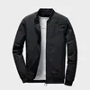 Mannen Jassen Lente Herfst Mannen Jas Business Casual Bomber Effen Kleur Windjack Britse Stijl Jas Streetwear Mannelijke Jassen S-2XL